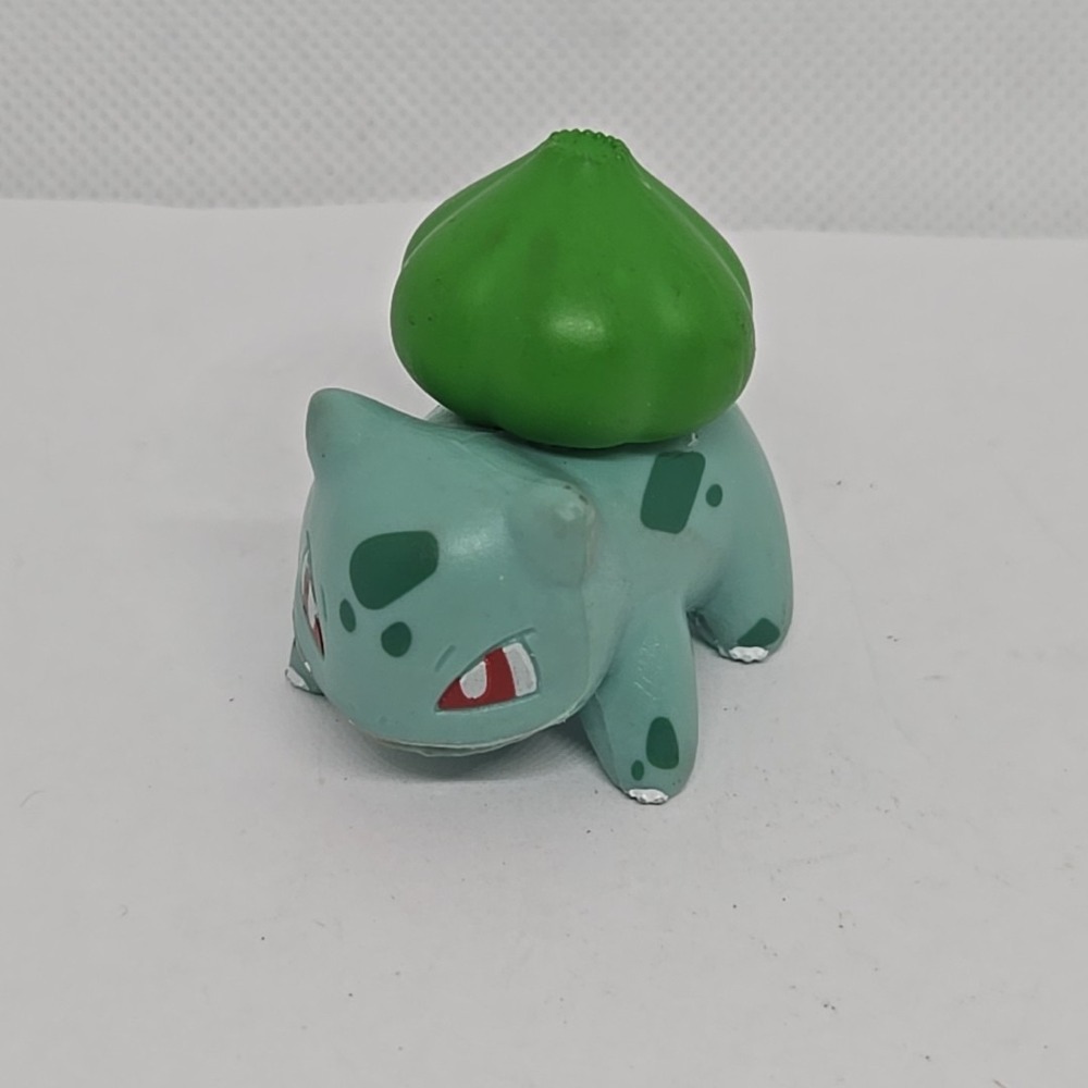 Bulbasaur Pokemon Figure WCT Wicked Cool Toys Light Green Version Tomy 1 inch